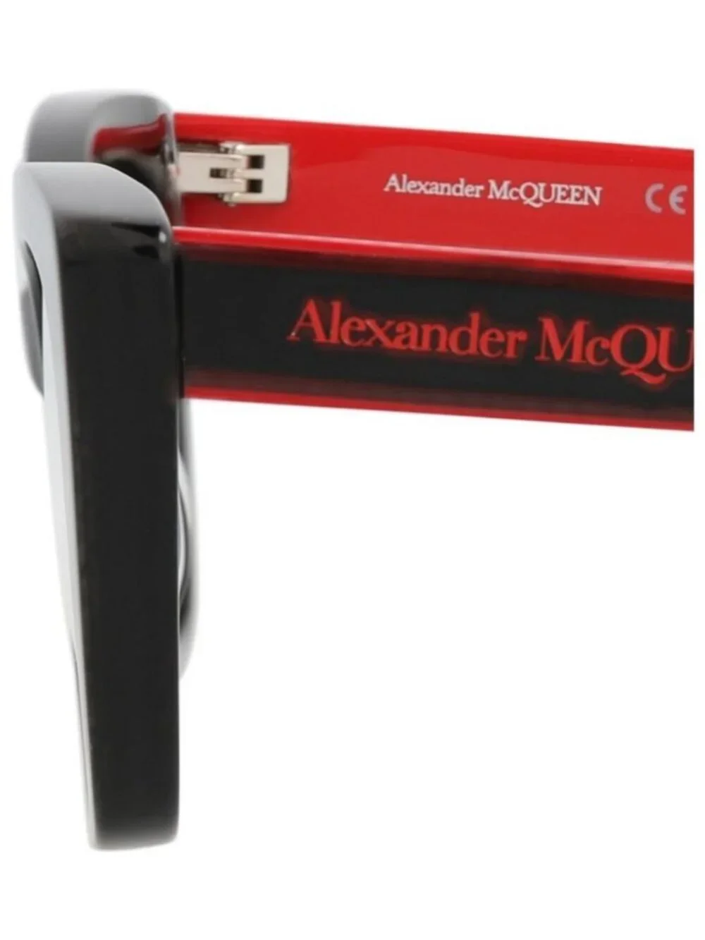 New Alexander McQueen Womens Cat Eye Black Black Transparent Fashion Designer Ey